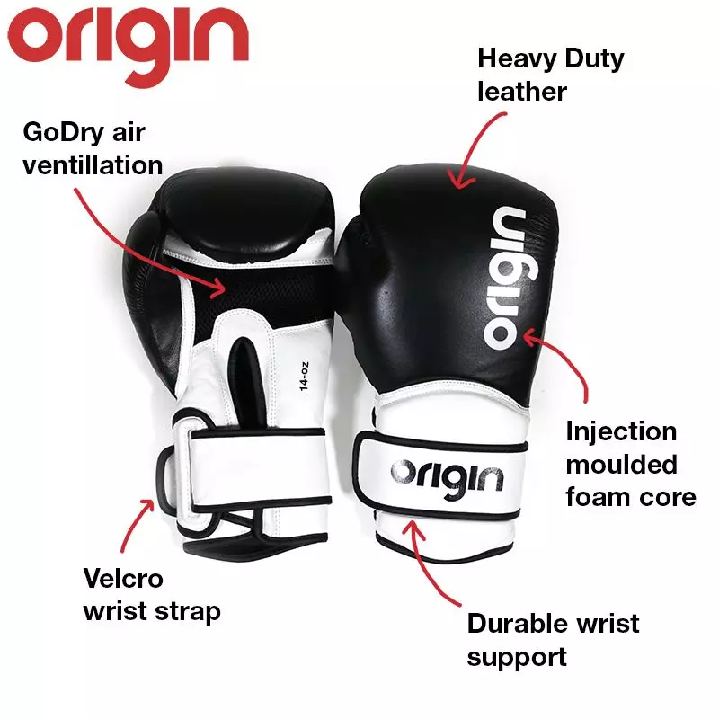 Origin Leather Boxing Gloves - Image 3