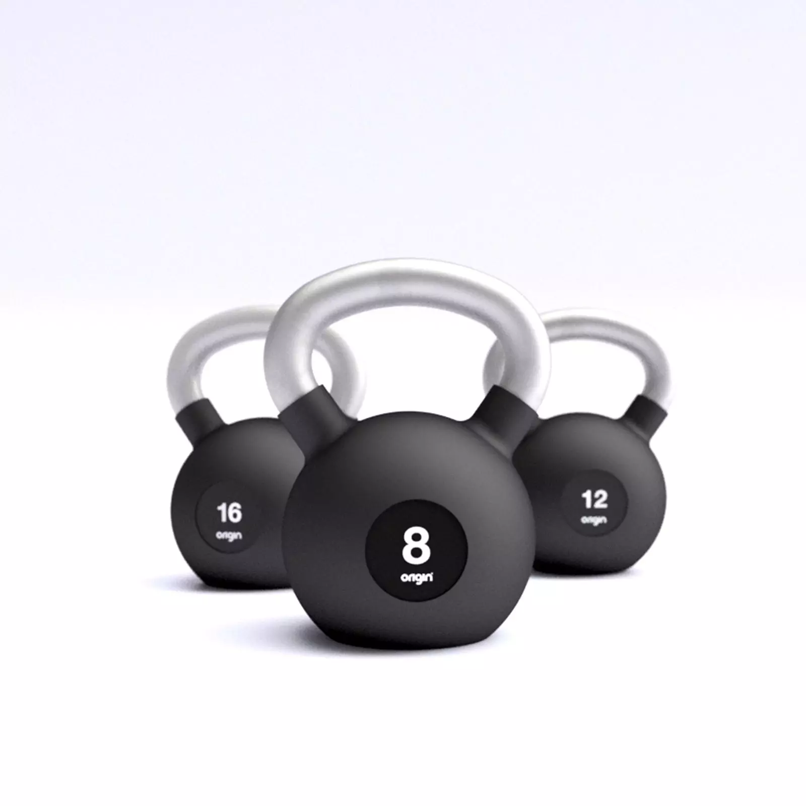 Origin Rubber Kettlebell Set